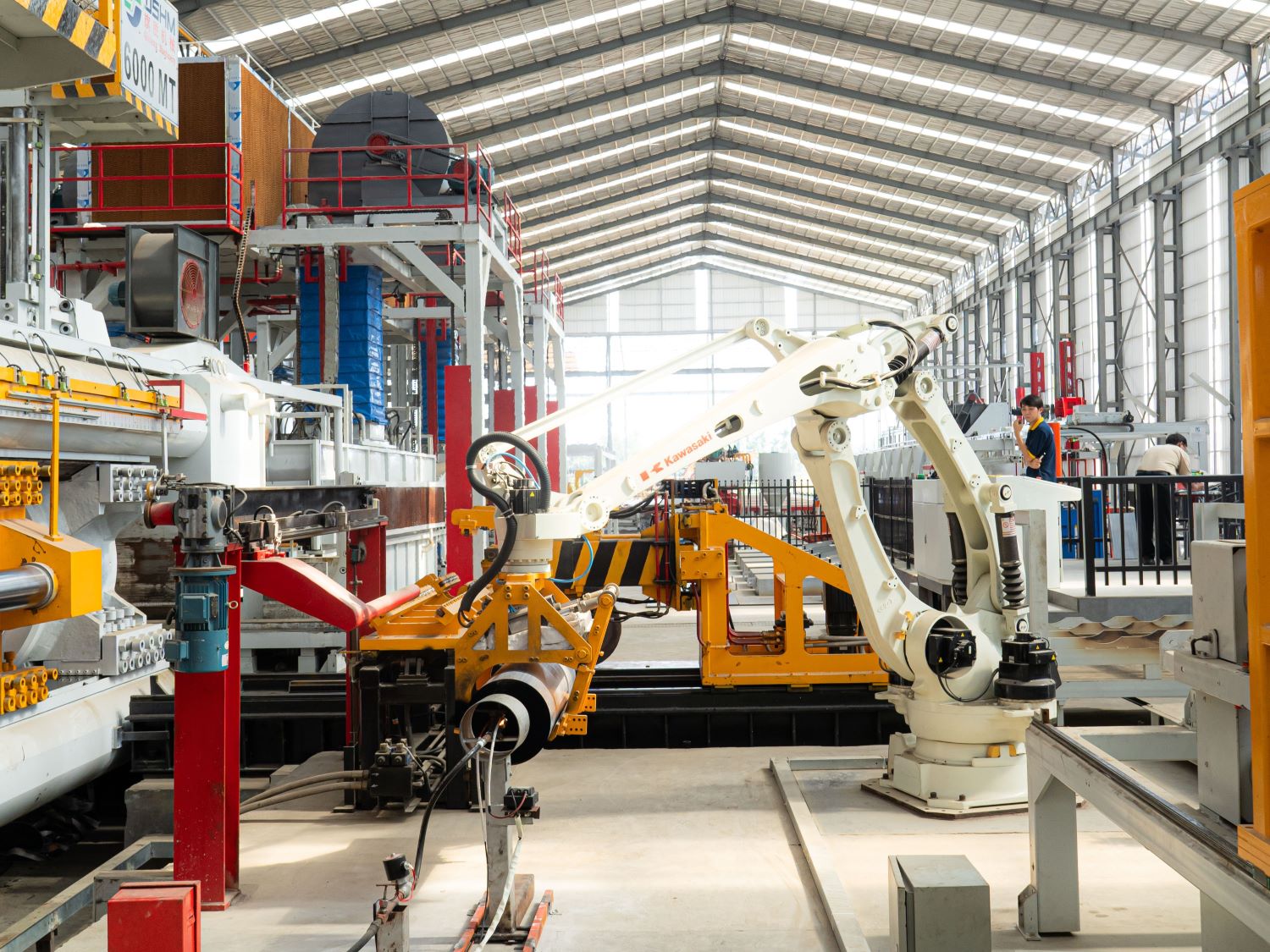 aluminium extrusion press line indonesia factory